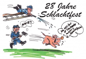 Schlachtfest bei der Feuerwehr in Elgersweier